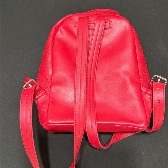 Betsey Johnson Red Heart Backpack with Bow
